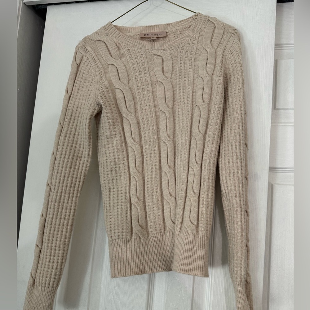 Tan sweater